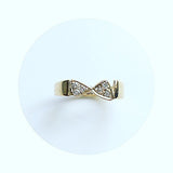 Bowtie Diamond Ring
