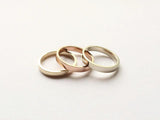 Tricolore Gold Rings