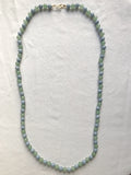 Angelite and Green Aventurine necklace