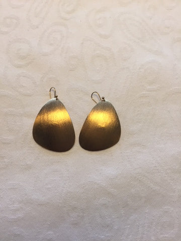 Large link earrings