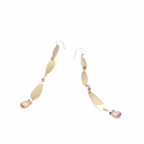 Lure Gold Pebble Earrings